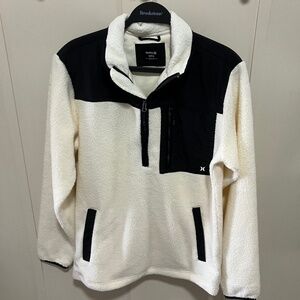Hurley Fleece Half Zip Pullover Jacket (S)